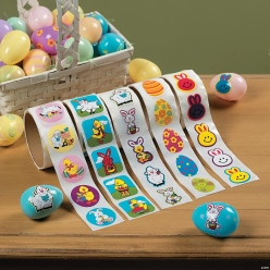 Easter Shaped Stickers BIG 500 Pk